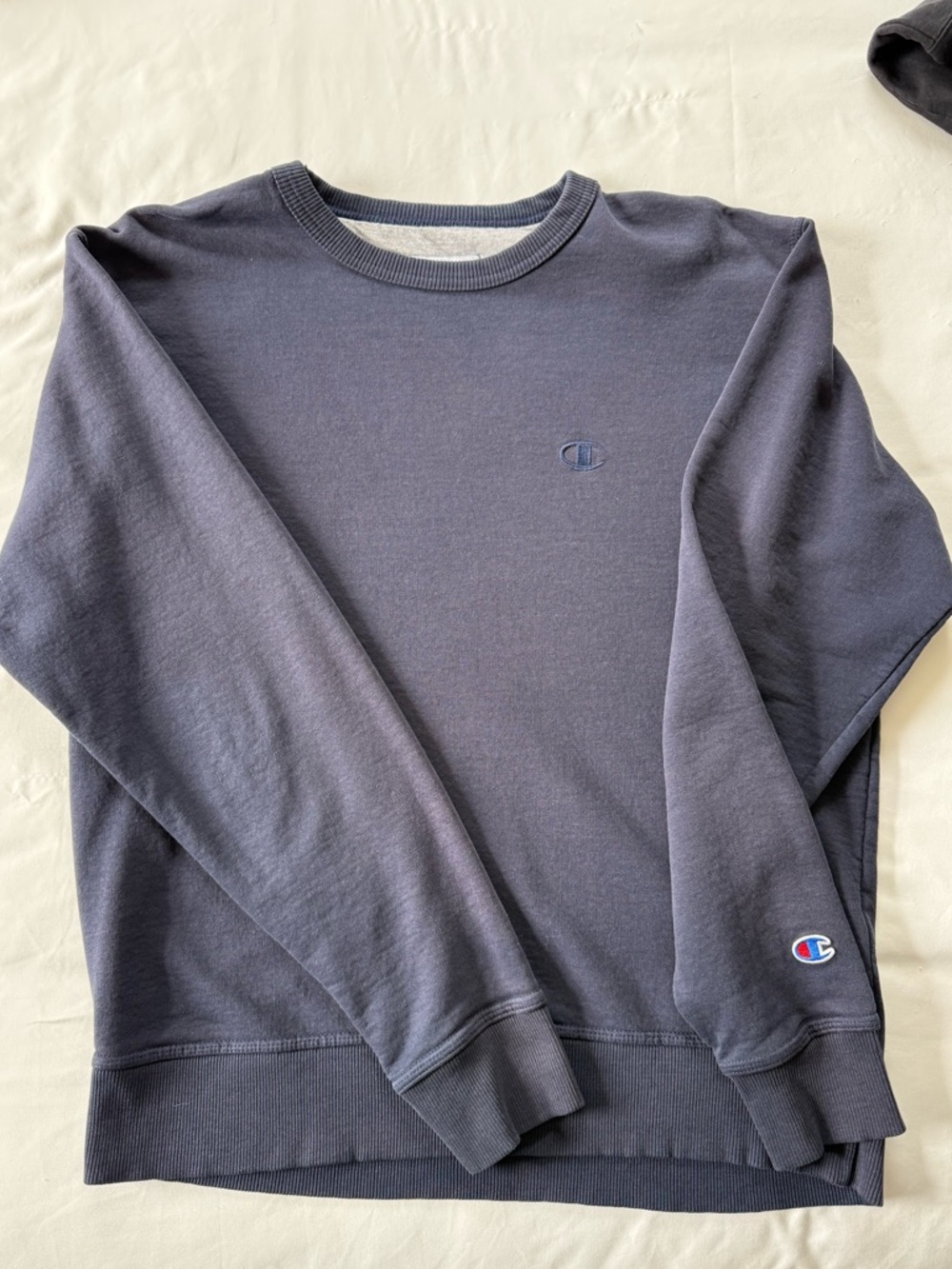 Champion Men's Navy Crewneck Sweatshirt